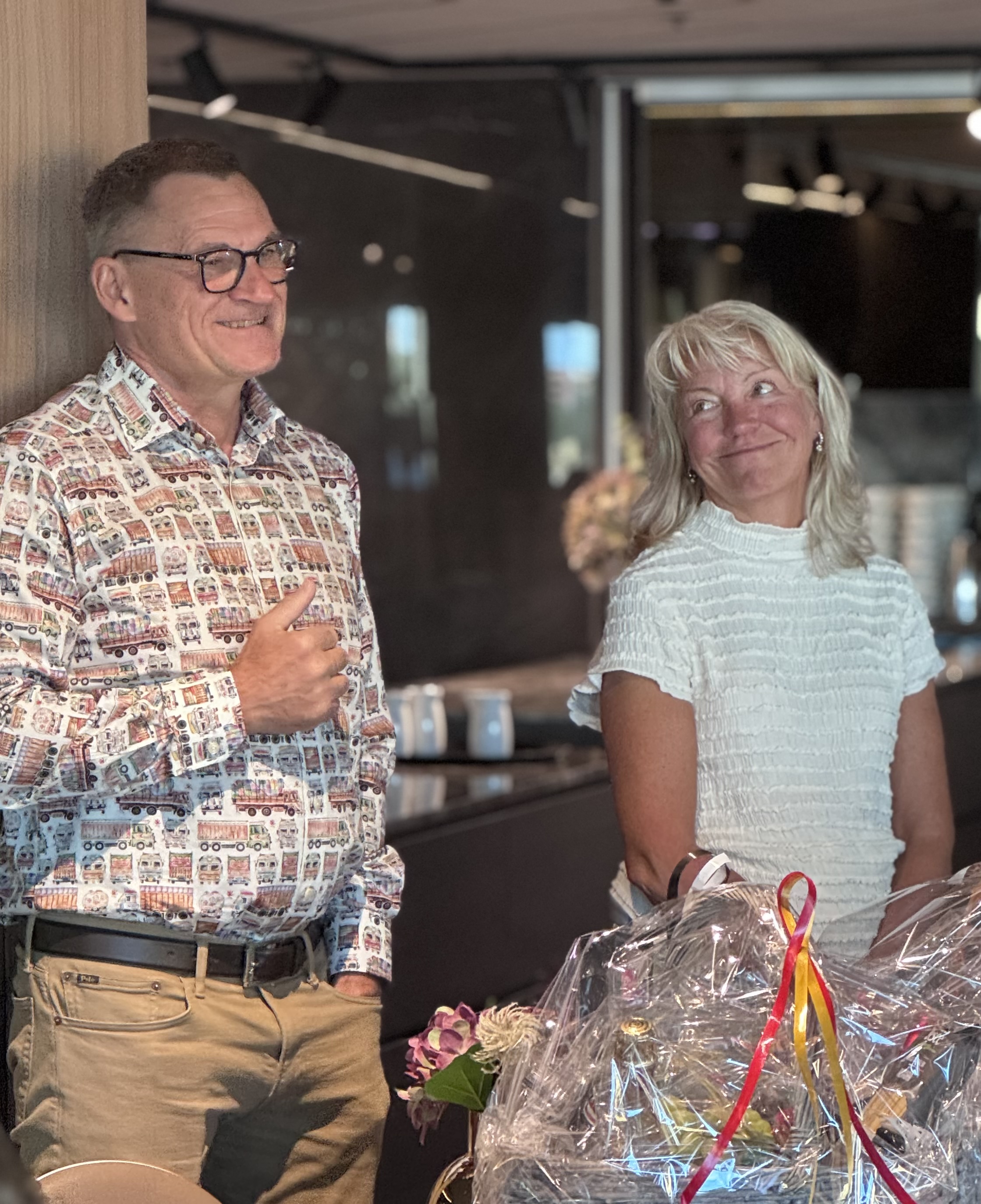 Avtackning Gunbritt Svensson och Lennart Callenberg